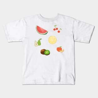 Random fruit slices Kids T-Shirt